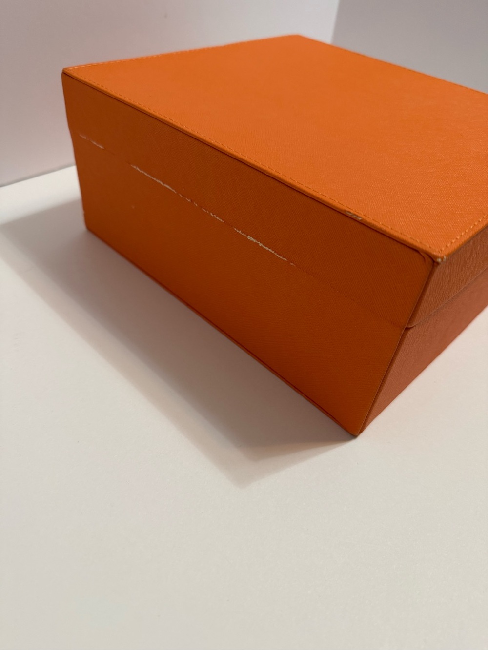 Authentic Tory Burch Classic Orange w/Gold Logo Empty Gift Jewelry Storage Boxes - Picture 4 of 9